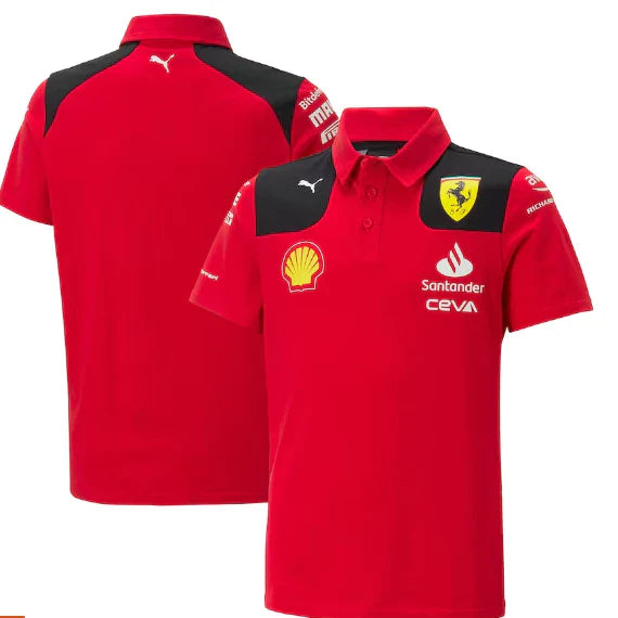CAMISETA POLO MASCULINA FERRARI EDIÇÃO F1