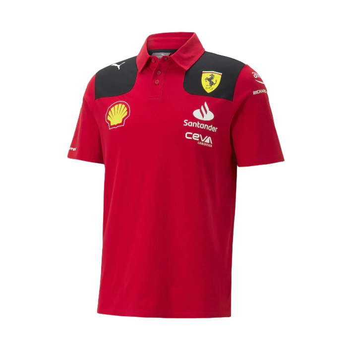 CAMISETA POLO MASCULINA FERRARI EDIÇÃO F1