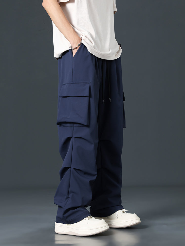Calça Cargo Metro Wide-Leg