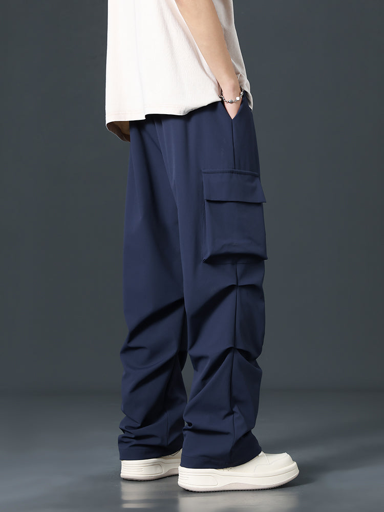 Calça Cargo Metro Wide-Leg