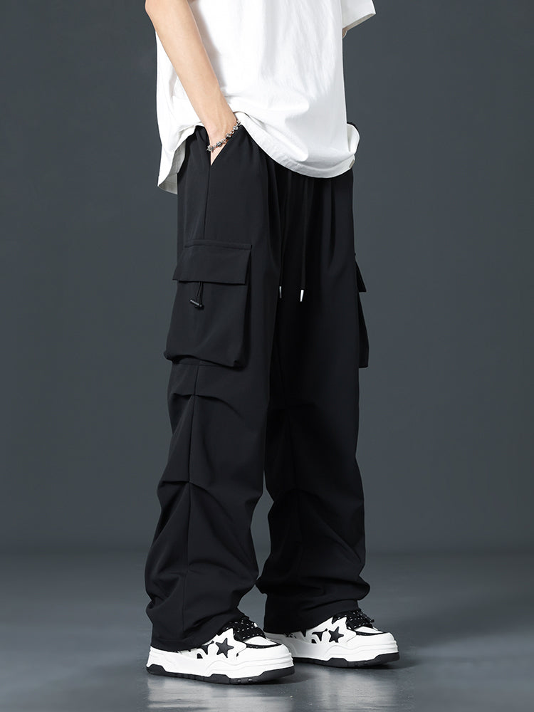 Calça Cargo Metro Wide-Leg