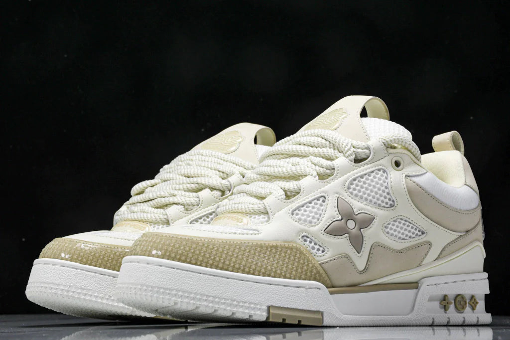Tênis Louis Vuitton LV Skate Sneaker Bege - Com Caixa da LV