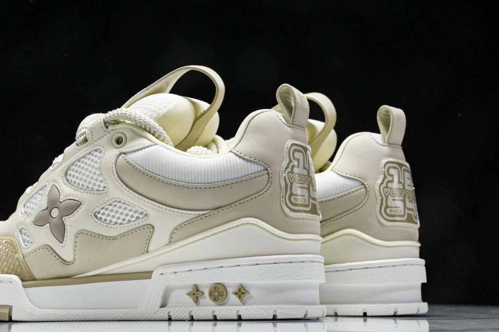 Tênis Louis Vuitton LV Skate Sneaker Bege - Com Caixa da LV