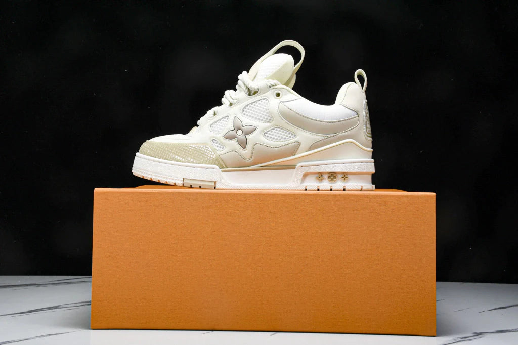 Tênis Louis Vuitton LV Skate Sneaker Bege - Com Caixa da LV