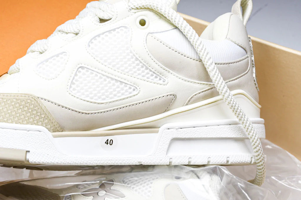 Tênis Louis Vuitton LV Skate Sneaker Bege - Com Caixa da LV