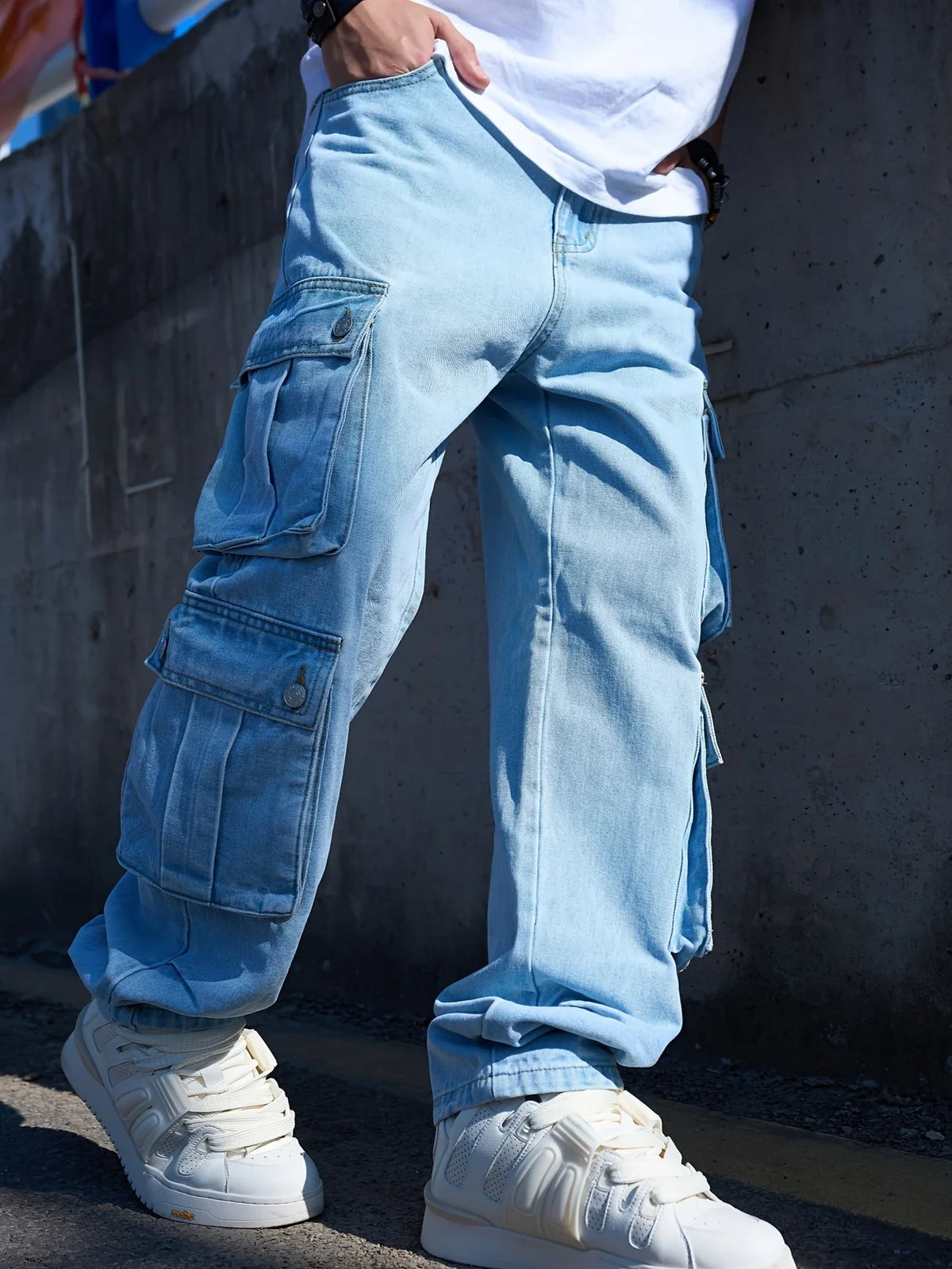 Calça Cargo Jeans Frederico